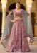 Picture of Excellent Silk Pale Violet Red Lehenga Choli