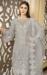 Picture of Amazing Georgette Silver Straight Cut Salwar Kameez