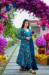 Picture of Well Formed Chiffon Teal Readymade Salwar Kameez