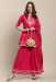 Picture of Shapely Cotton Crimson Readymade Salwar Kameez