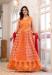 Picture of Graceful Silk Indian Red Readymade Gown
