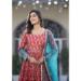 Picture of Ravishing Georgette & Silk Indian Red Readymade Gown