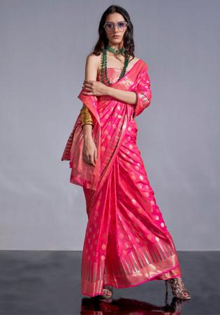 Picture of Marvelous Silk Pink Saree