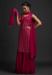 Picture of Well Formed Georgette Maroon Readymade Salwar Kameez