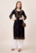 Picture of Excellent Rayon & Cotton Black Kurtis And Tunic