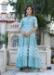 Picture of Well Formed Cotton Light Steel Blue Readymade Gown