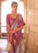 Picture of Lovely Silk Rosy Brown Saree