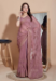 Picture of Gorgeous Silk Rosy Brown Saree