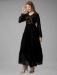 Picture of Excellent Georgette Black Readymade Gown