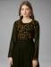 Picture of Resplendent Georgette Dark Olive Green Readymade Gown