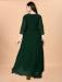 Picture of Beautiful Georgette Forest Green Readymade Gown