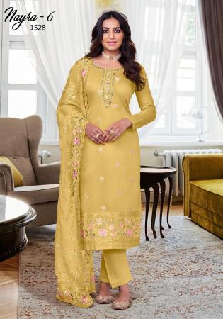 Picture of Magnificent Silk Burly Wood Straight Cut Salwar Kameez