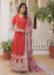 Picture of Pleasing Georgette Chocolate Readymade Gown
