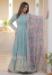 Picture of Elegant Georgette Cadet Blue Readymade Gown