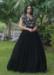 Picture of Comely Georgette Black Readymade Gown