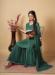 Picture of Beauteous Georgette Sea Green Readymade Salwar Kameez