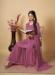 Picture of Excellent Georgette Hot Pink Readymade Salwar Kameez