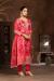 Picture of Well Formed Chiffon Maroon Straight Cut Salwar Kameez