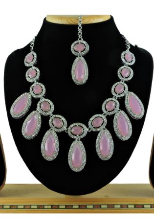 Picture of Delightful Rosy Brown Necklace Set