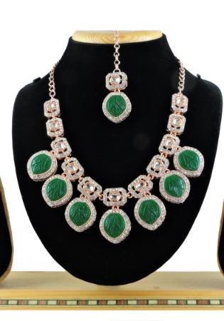 Picture of Wonderful Sea Green Necklace Set