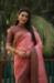 Picture of Well Formed Silk Dark Salmon Saree