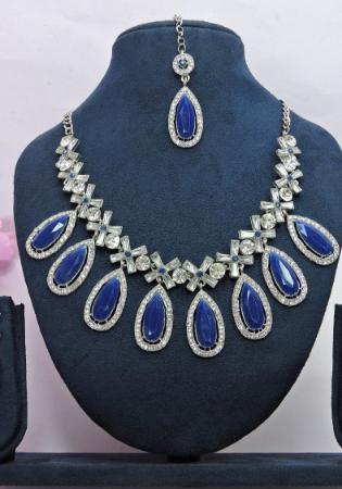 Picture of Lovely Navy Blue Necklace Set