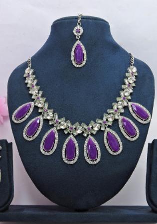 Picture of Enticing Purple Necklace Set
