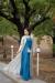 Picture of Pleasing Rayon Teal Readymade Gown