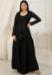 Picture of Sightly Rayon Black Readymade Gown