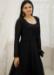 Picture of Sightly Rayon Black Readymade Gown