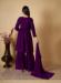 Picture of Well Formed Georgette Purple Readymade Salwar Kameez