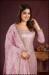 Picture of Alluring Net Thistle Straight Cut Salwar Kameez