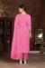 Picture of Organza Light Coral Straight Cut Salwar Kameez