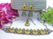 Picture of Ravishing Chiffon Pale Golden Rod Necklace Set