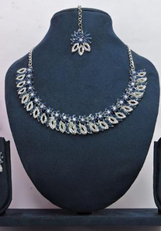 Picture of Amazing Navy Blue Necklace Set