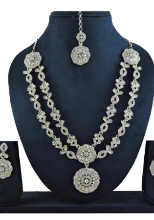 Picture of Comely Dark Grey Necklace Set
