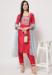 Picture of Sublime Silk Salmon Readymade Salwar Kameez
