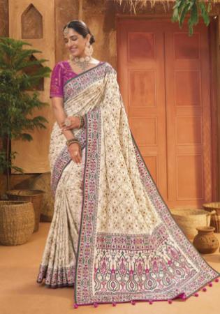 Picture of Gorgeous Silk Wheat Saree