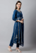 Picture of Fine Rayon Midnight Blue Readymade Salwar Kameez