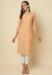 Picture of Resplendent Georgette Burly Wood Kurtis & Tunic
