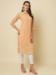 Picture of Resplendent Georgette Burly Wood Kurtis & Tunic