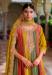 Picture of Elegant Chiffon Orange Anarkali Salwar Kameez