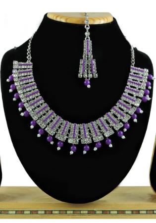 Picture of Beautiful Purple Necklace Set