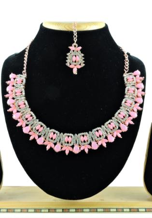 Picture of Sightly Rosy Brown Necklace Set
