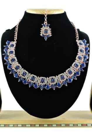 Picture of Superb Navy Blue Necklace Set