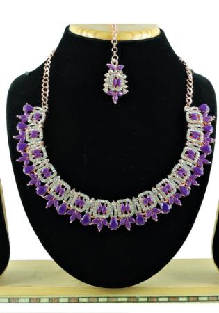 Picture of Pleasing Purple Necklace Set