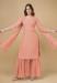Picture of Lovely Georgette Burly Wood Readymade Salwar Kameez