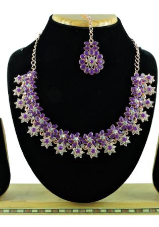 Picture of Elegant Purple Necklace Set