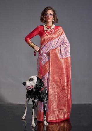 Picture of Appealing Silk Rosy Brown Saree