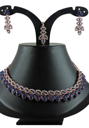 Picture of Magnificent Navy Blue Necklace Set